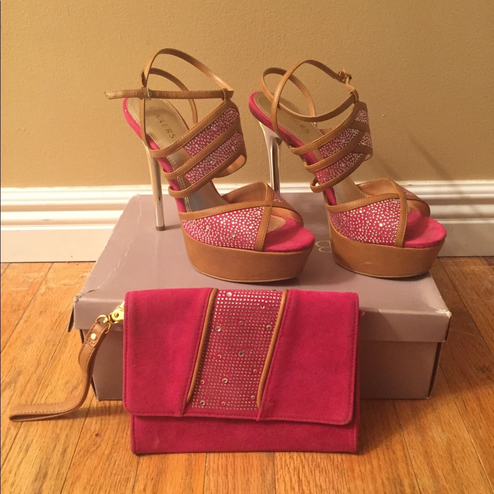 Bakers 5in heel & matching clutch